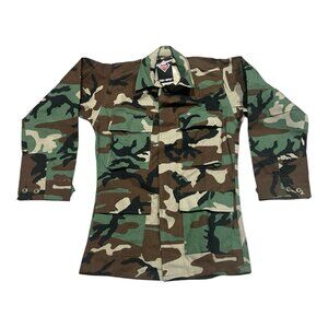 TRU-SPEC Camouflage Military Jacket Men's XS Regular 100% Cotton Fatigues NWT